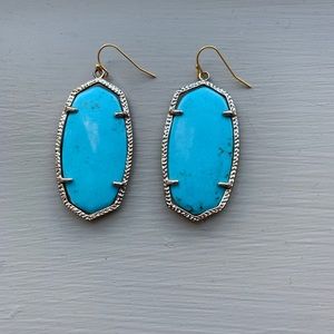 Kendra Scott turquoise earrings